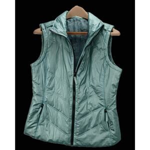 Womens Teal Puffer Lined Full Zip Vest/GILLZ/Nemo Logo/Smart/Classic/Wm Large***